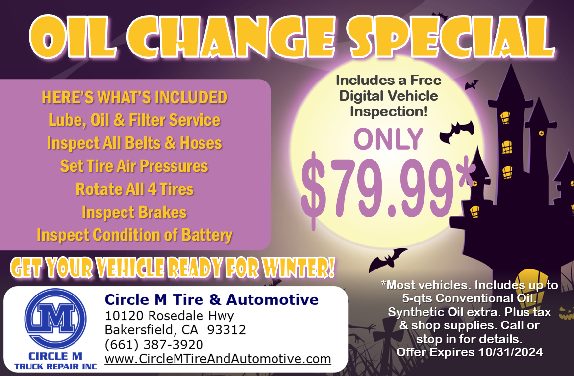 Oil Change Special - Circle M Tire & Automotive